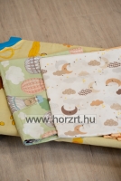 Óvodai steppelt lepedő - hőlégballonos, sarokgumis