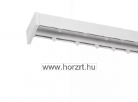 Két sínes, előlapos fém karnis