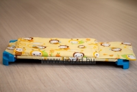 Bölcsődei vászonlepedő - méhecskés - sárga, sarokgumis