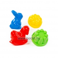Homokozó formák,<br>4 darab 12 hó+