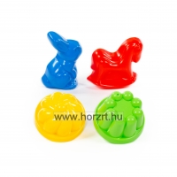 Homokozó formák,<br>4 darab 12 hó+