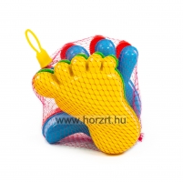Homokozóformák -  kézláb mókák 4 darabos szett 12 hó+