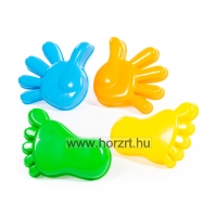 Homokozóformák -  kézláb mókák 4 darabos szett 12 hó+