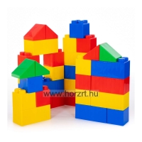 Óriás építőkocka, 36 darabos - 12 hó+