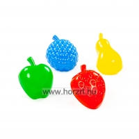 Homokozó formák, gyümölcsök, 4 darab 12 hó+