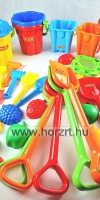 Homokozókészlet, 59 darabos