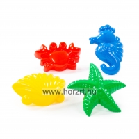 Homokozóformák - Tengernyi élmény 4 darabos 12hó+