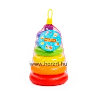 Montessori gyűrűtorony,<br>7 darabos 12 hó+