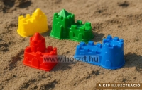 Homokozó formák, kastély,<br>4 darab 12 hó+