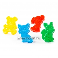 Homokozóformák - Játszópajtik<br>4 darabos szett 12 hó+