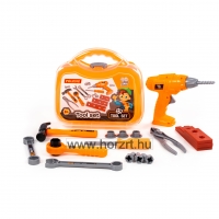 Játék szerszámkészlet,<br>18 darabos