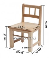 Dani szék<br>zöld-ovis méret-<br>30 cm